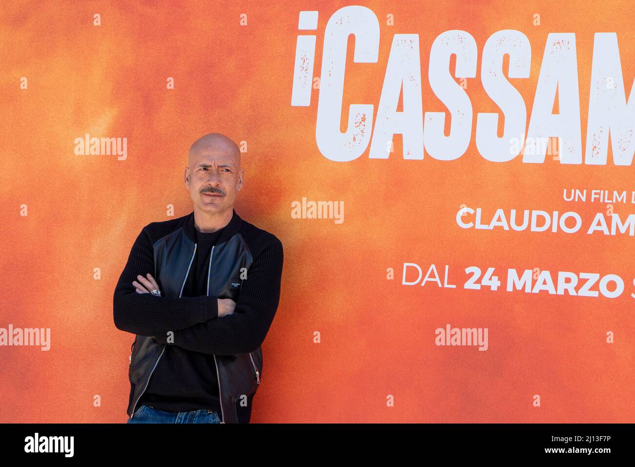 Rome, Italy. 21st Mar, 2022. Gianmarco Tognazzi attends the ‘I Cassamortari' photocall in Rome. Credit: SOPA Images Limited/Alamy Live News Stock Photo
