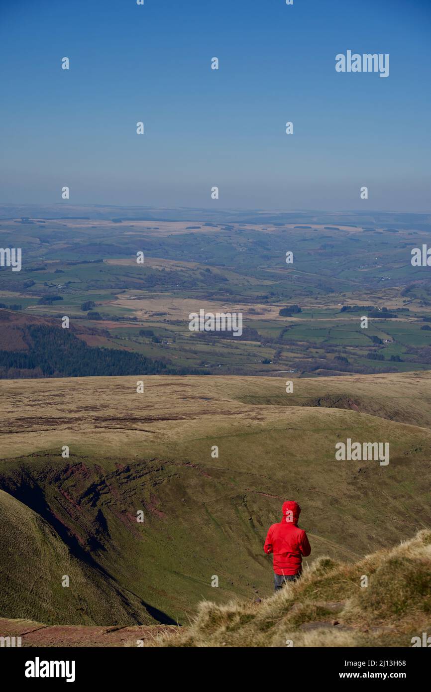 Brecon Beacons Views Stock Photo Alamy
