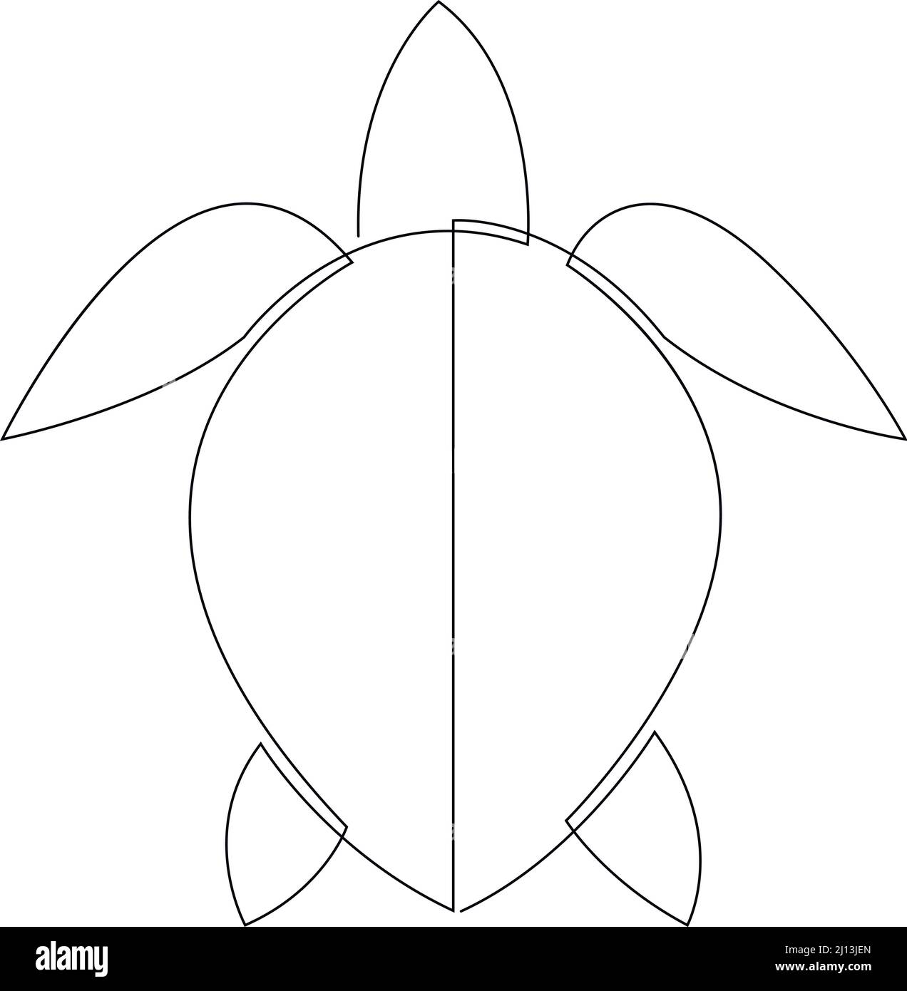Turtle drawing hi-res stock photography and images - Alamy