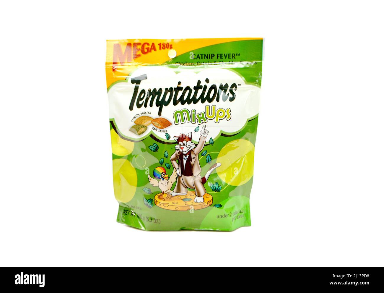 Temptations Cat Treats - Cat Nip Fever Flavor Stock Photo
