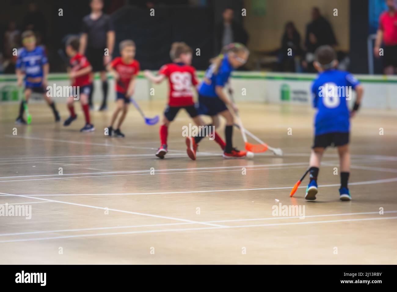 Floorball field hires stock photography and images Alamy