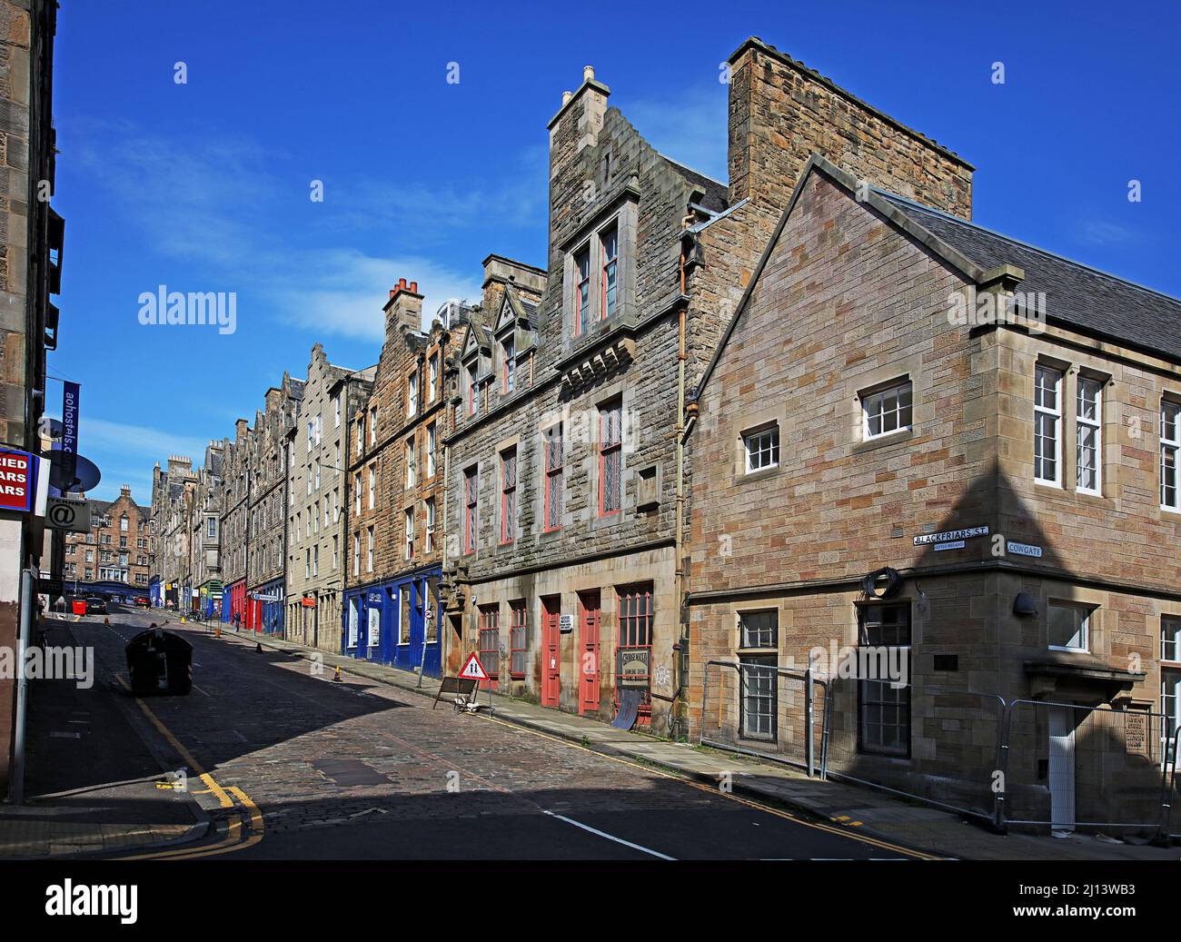Blackfriars St. Edinburgh.Scotland. Stock Photo