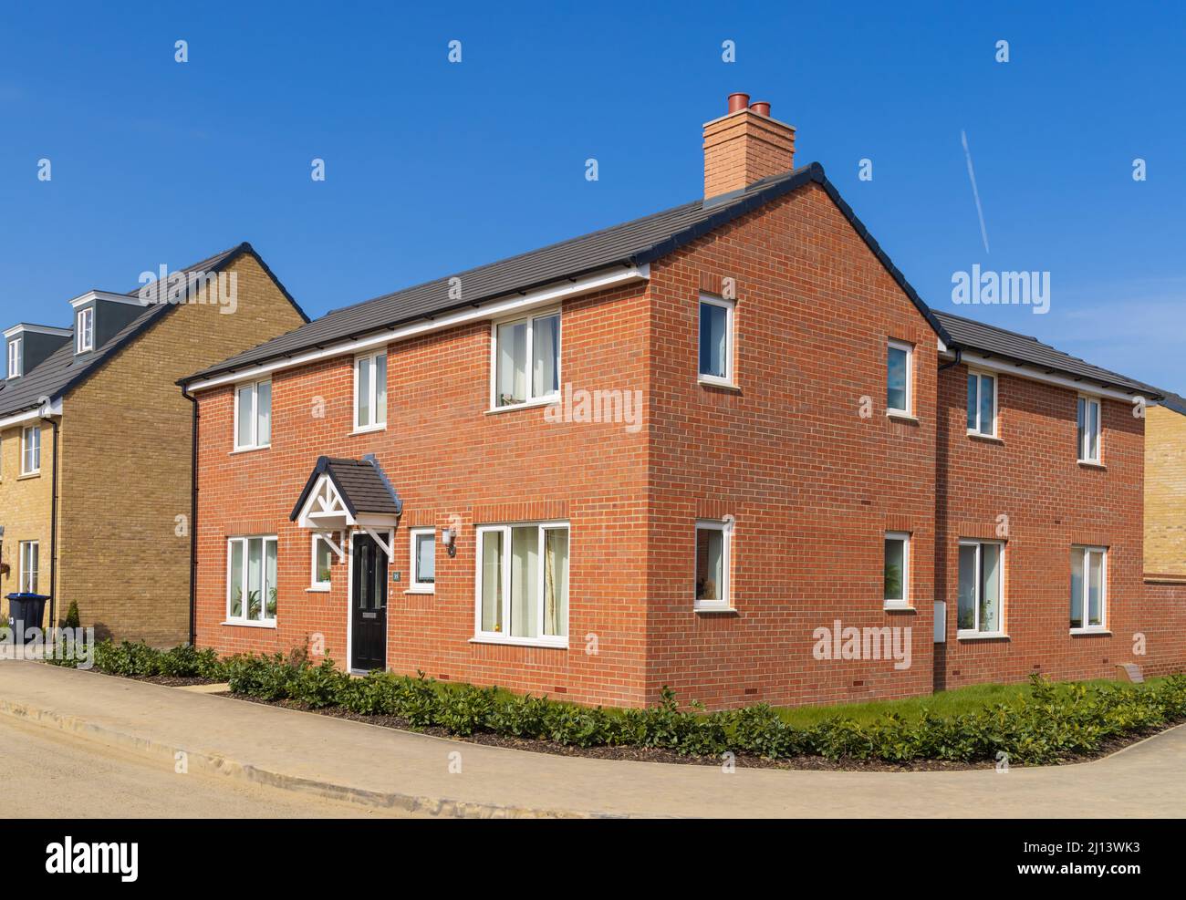 Detached new build home in the Stortford Fields housing development
