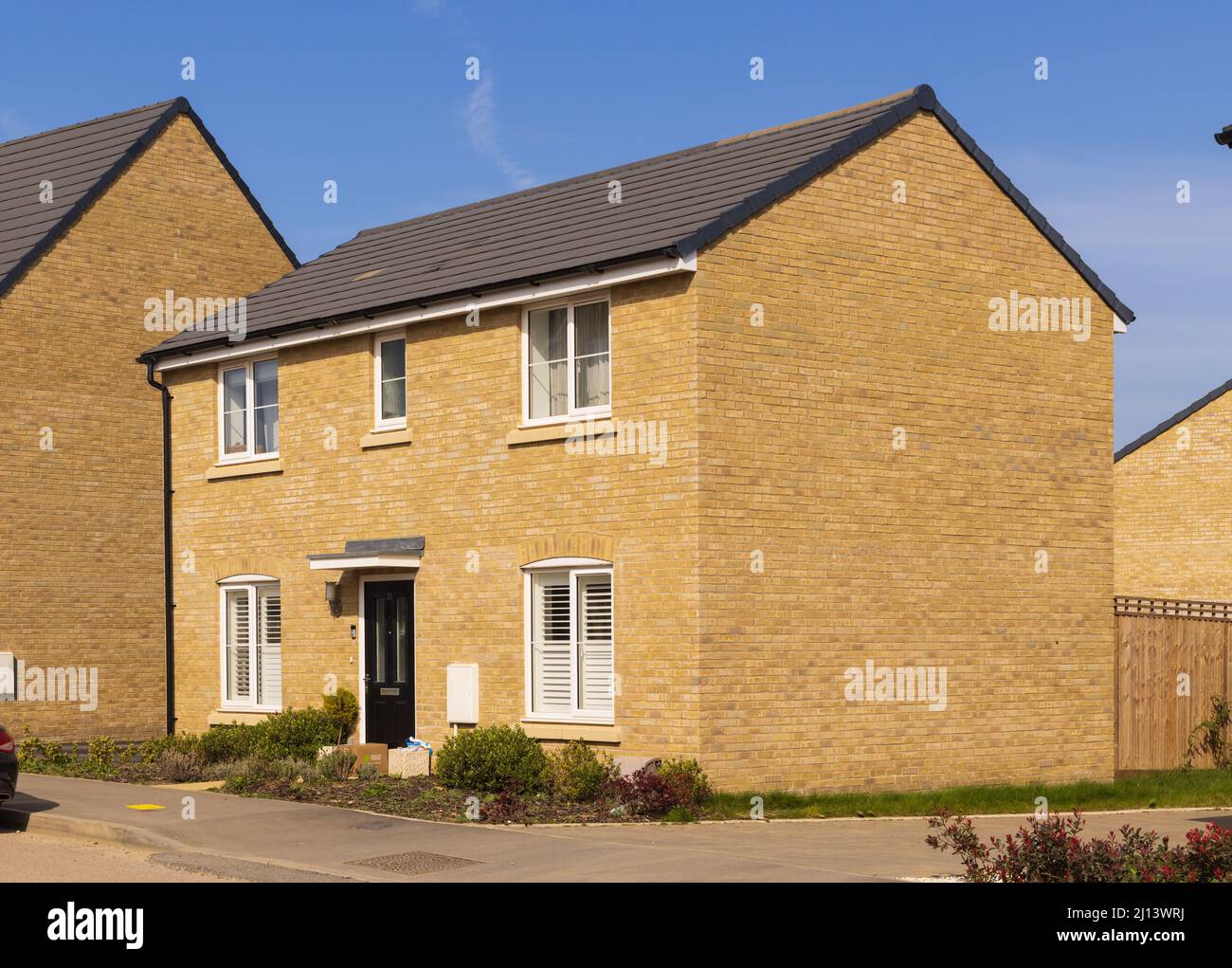 Detached new build home in the Stortford Fields housing development