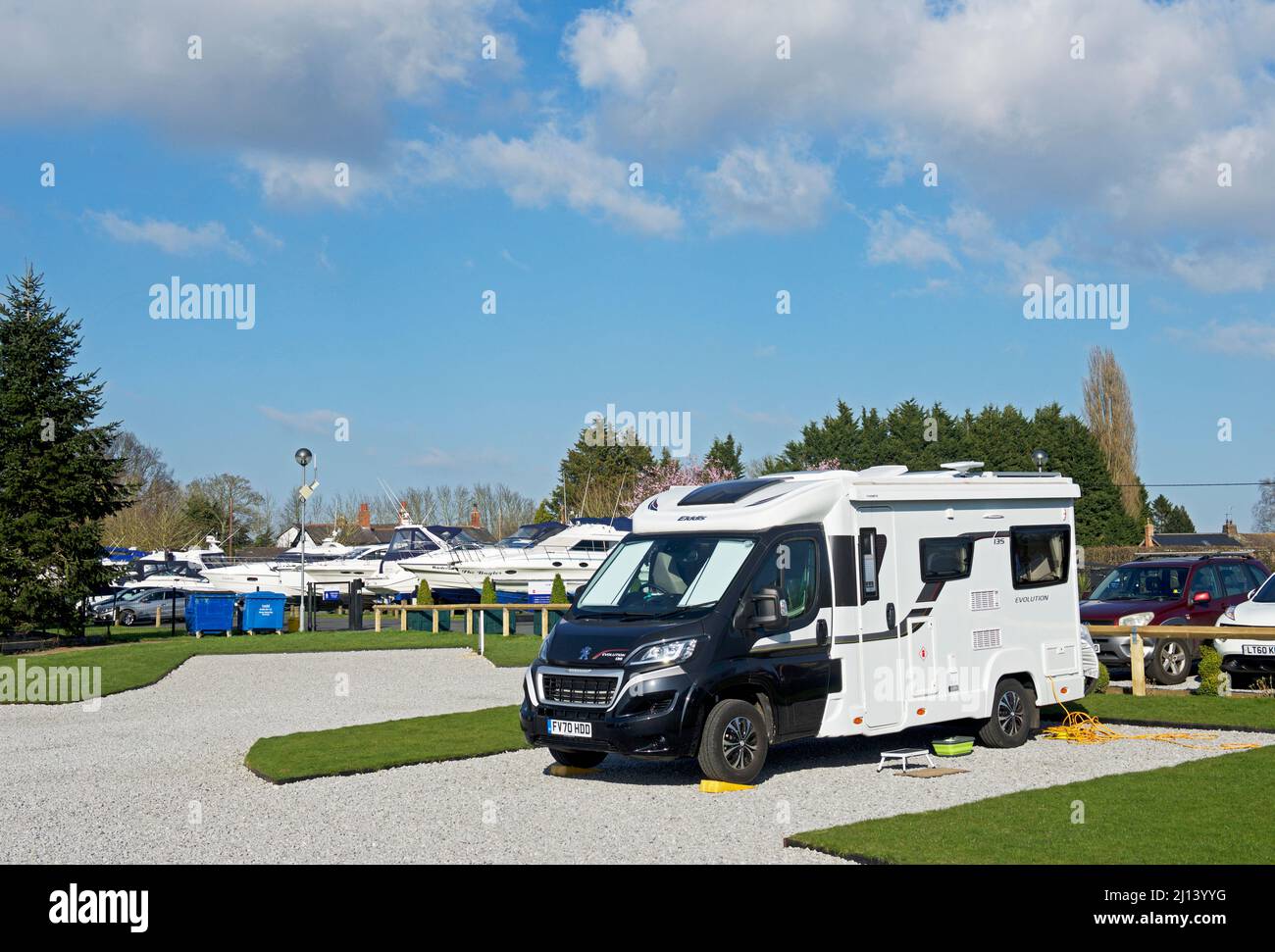 York Marina, Laburn, near York, North Yorkshire, England UK Stock Photo ...