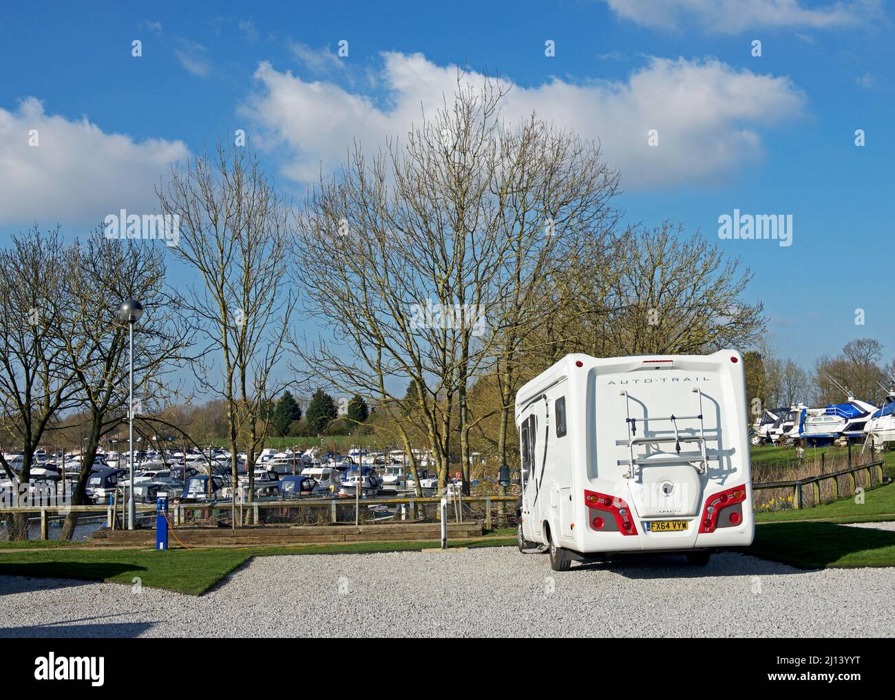 York Marina, Laburn, near York, North Yorkshire, England UK Stock Photo ...