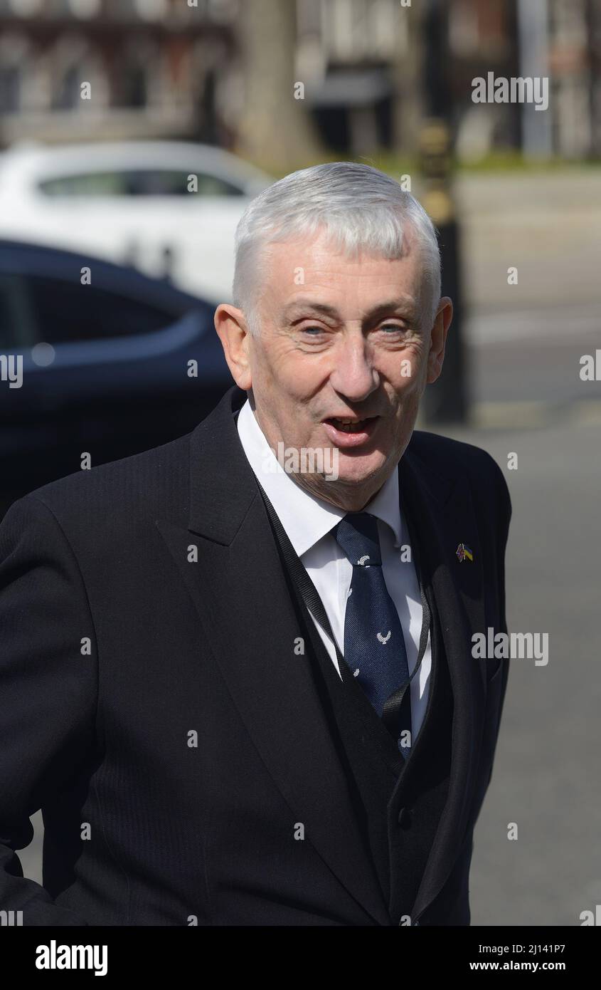 Sir Lindsay Hoyle - Speaker of the House of Commons - attending the ...