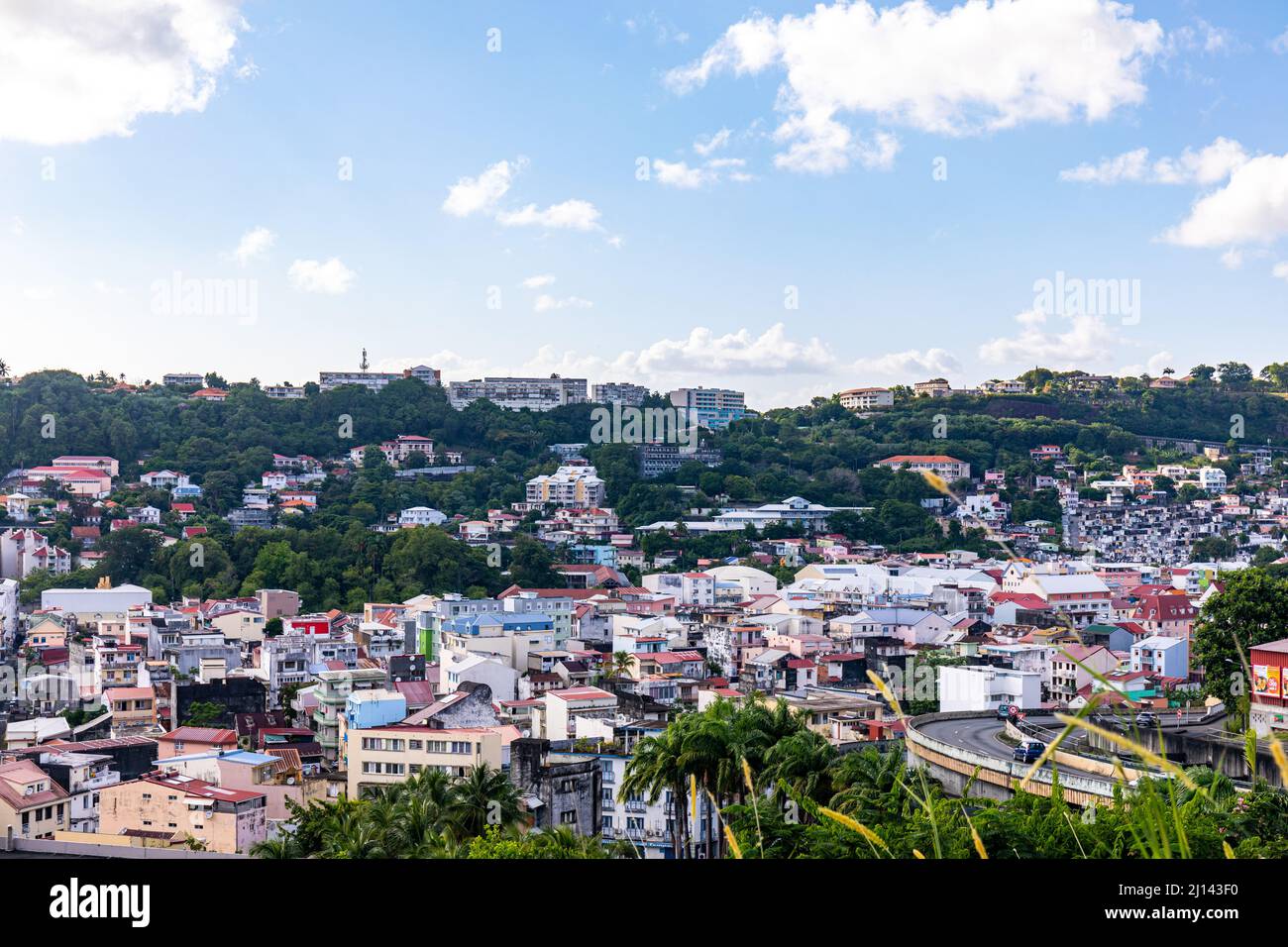 TerreSainville district of FortdeFrance, Martinique, French Antilles