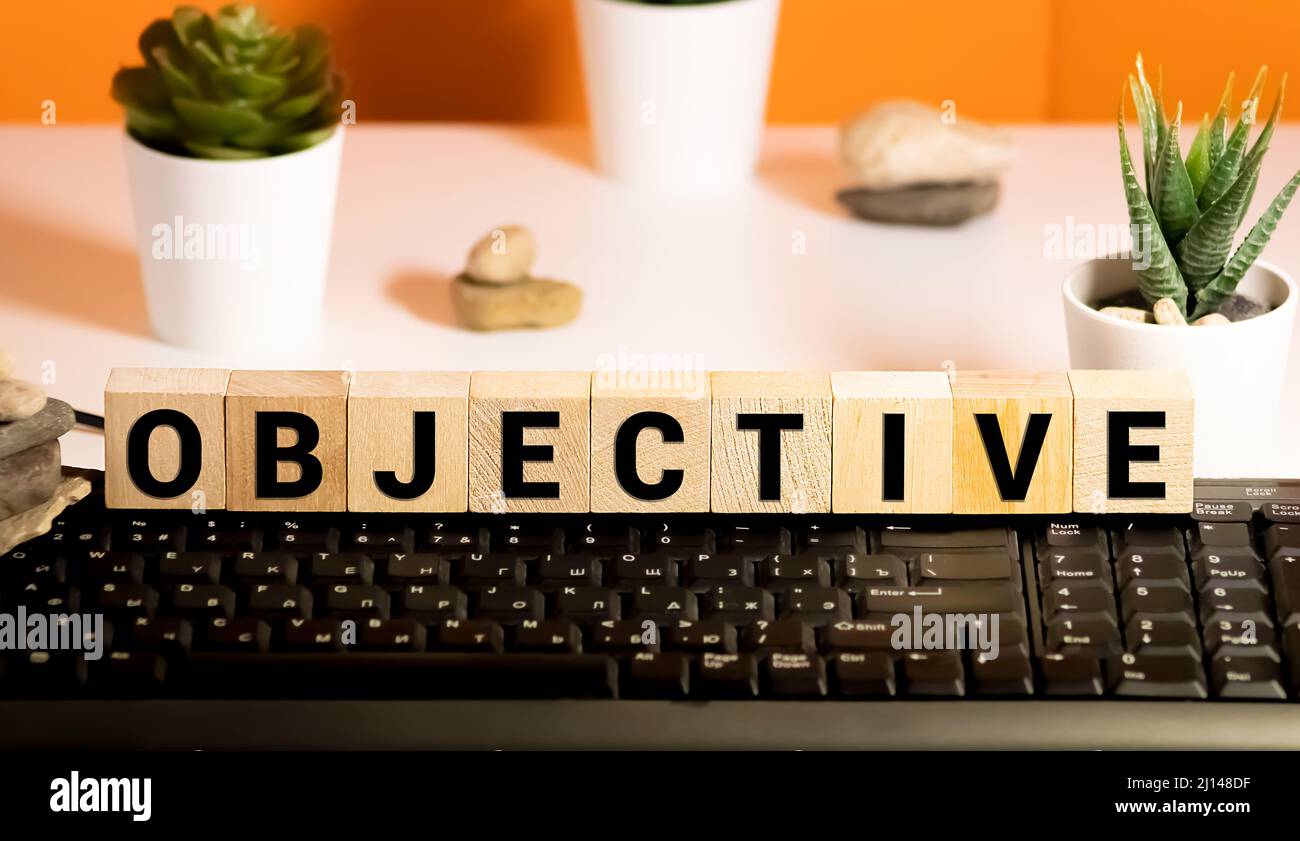 Word objective hi-res stock photography and images - Alamy