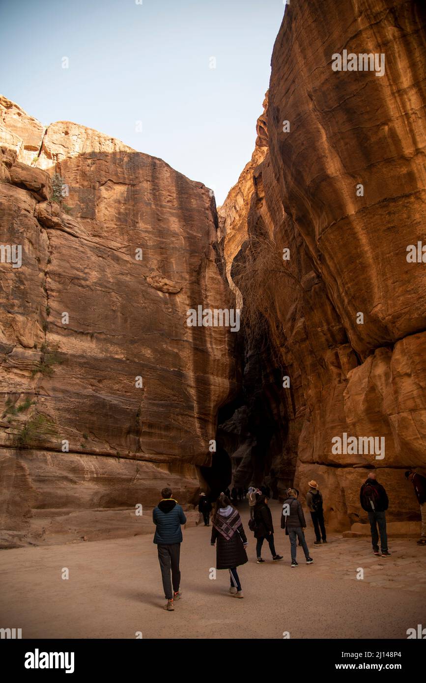 Petra Jordania 22-03-2022 (en griego antigu Stock Photo