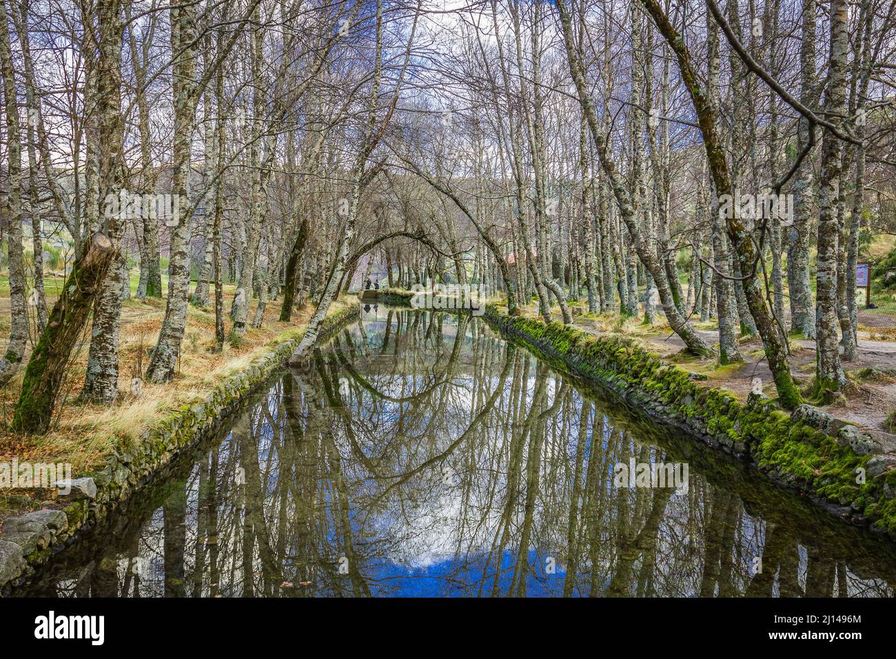 Mountain landscape in the place of Covao da Ametade located in the ...