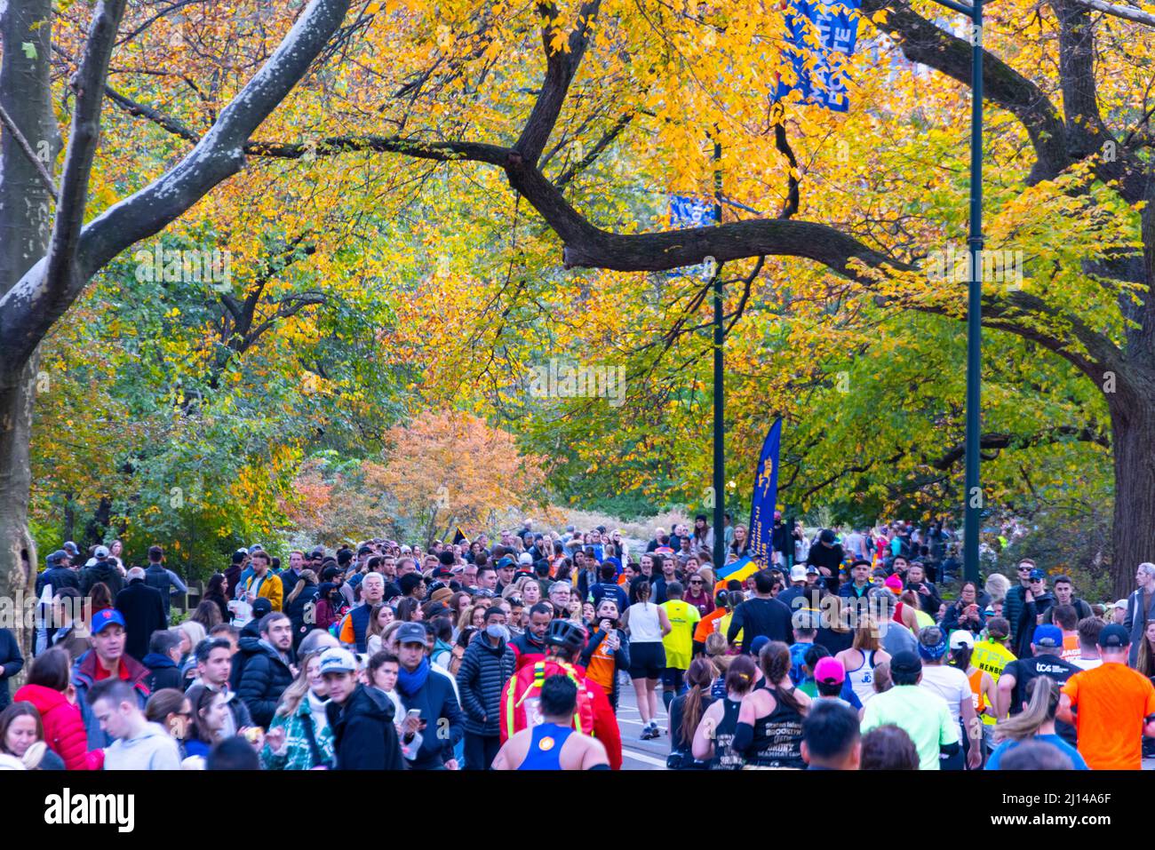 People Celebrate The 50th New York City Marathon 2021 Stock Photo Alamy