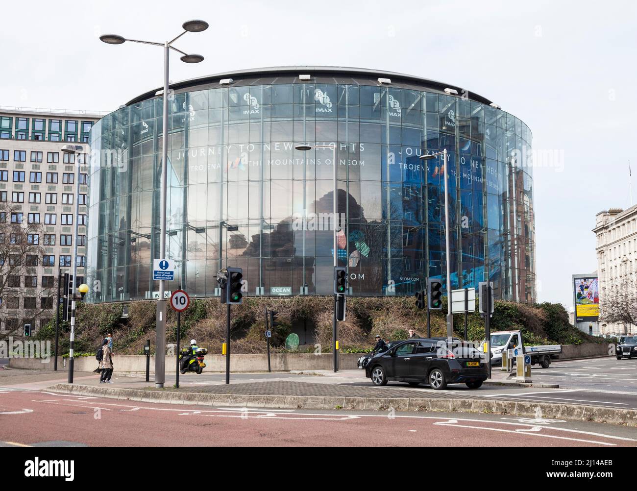 The Odeon BFI Imax Cinema in Waterloo area of London,England,UK Stock Photo