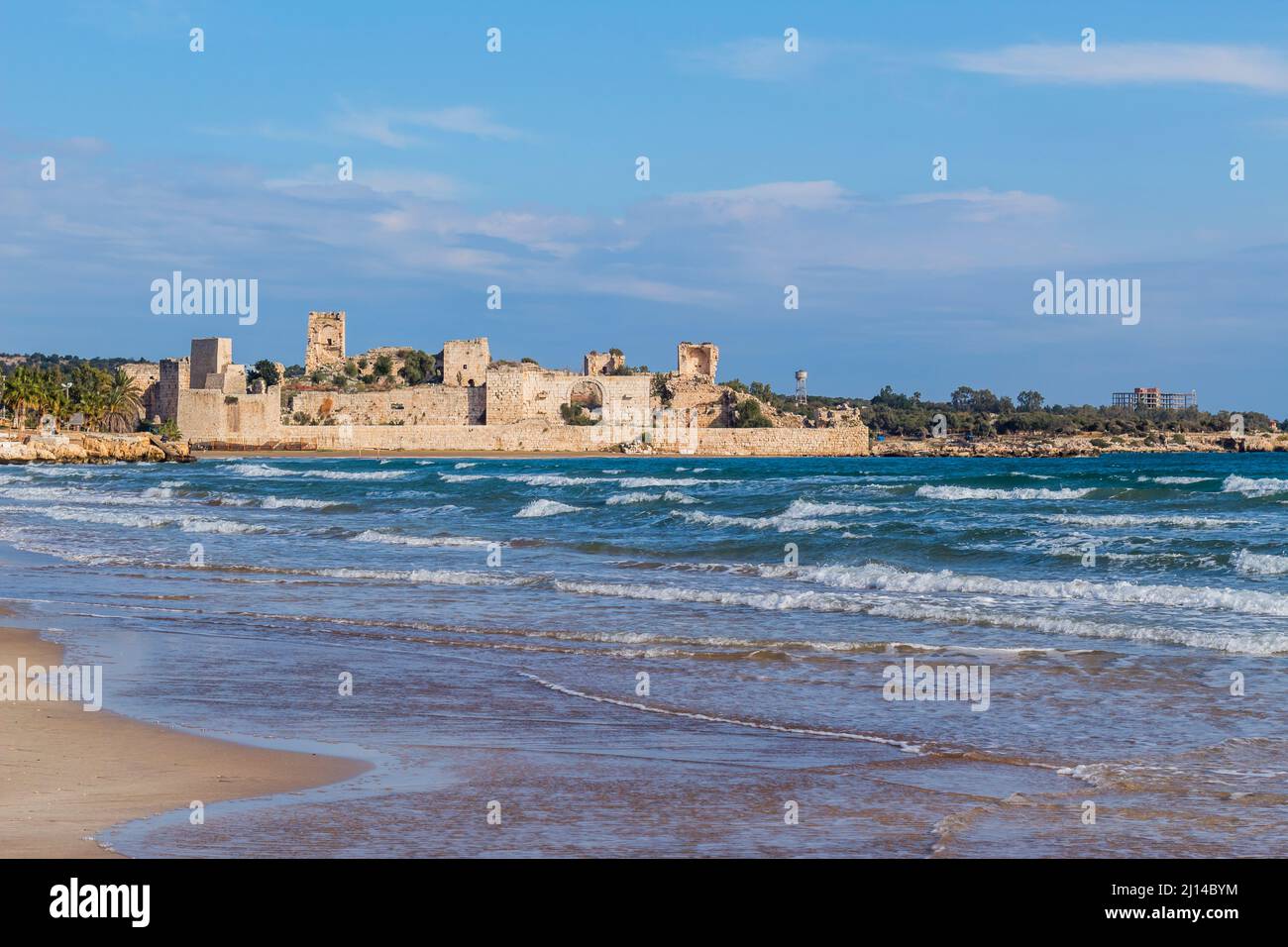 historical Korykos, kizkalesi beach at Mersin, Turkey Stock Photo - Alamy