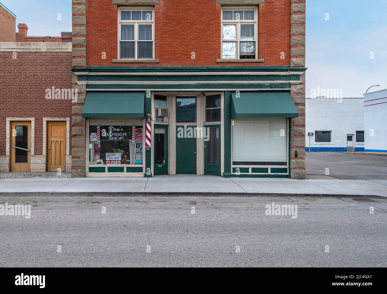 Fort Macleod, Alberta, Canada March 17, 2022 Exterior view of “Don’s