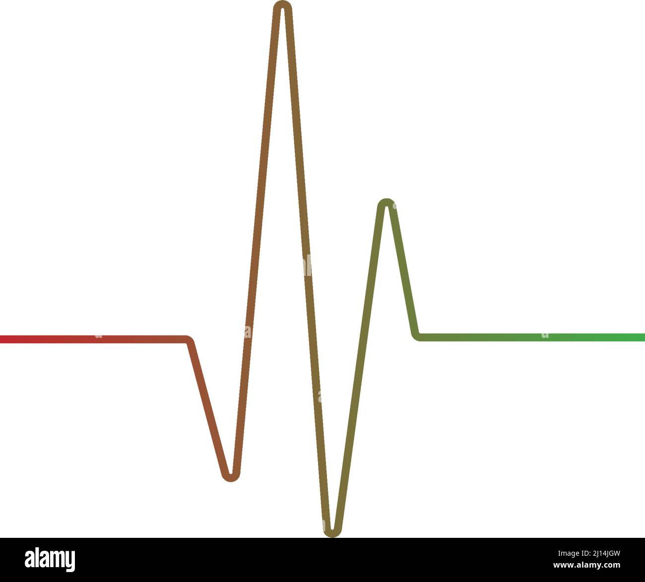 Beat pulse icon flat design vector illustration Stock Vector
