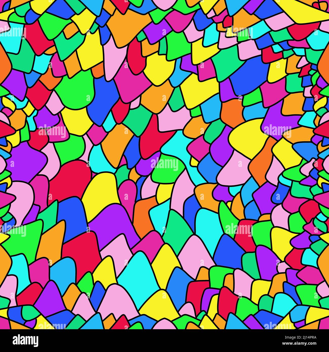 Abstract funny colorful seamless pattern with spots for wrapping papper ...