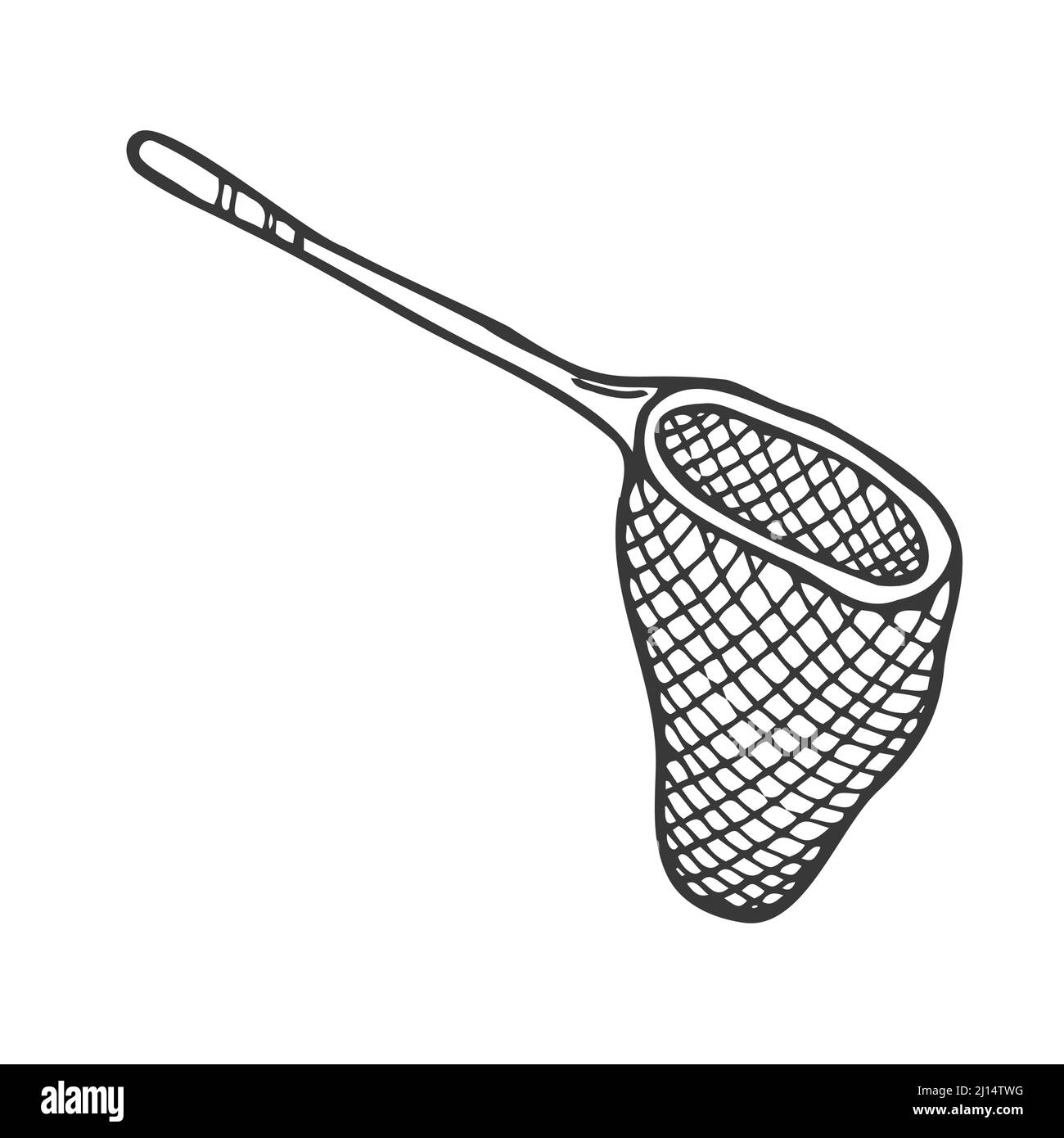 Doodle fishing net in vector. Isolated Stock Vector Image & Art Alamy