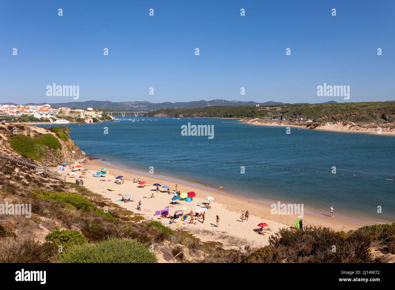 Vila Nova de Milfontes Portugal Stock Photo Alamy