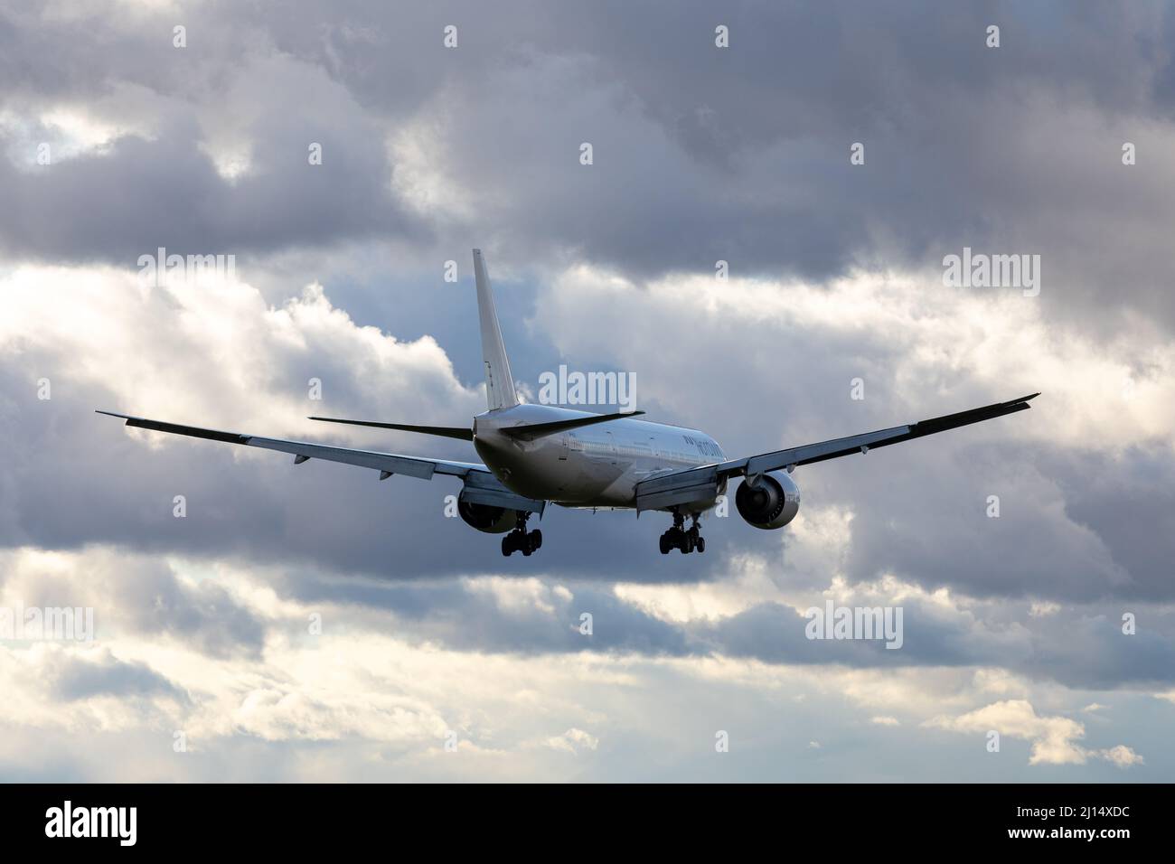 Nordwind Airlines Boeing 777-300ER Registration VP-BJL. Plane take off ...