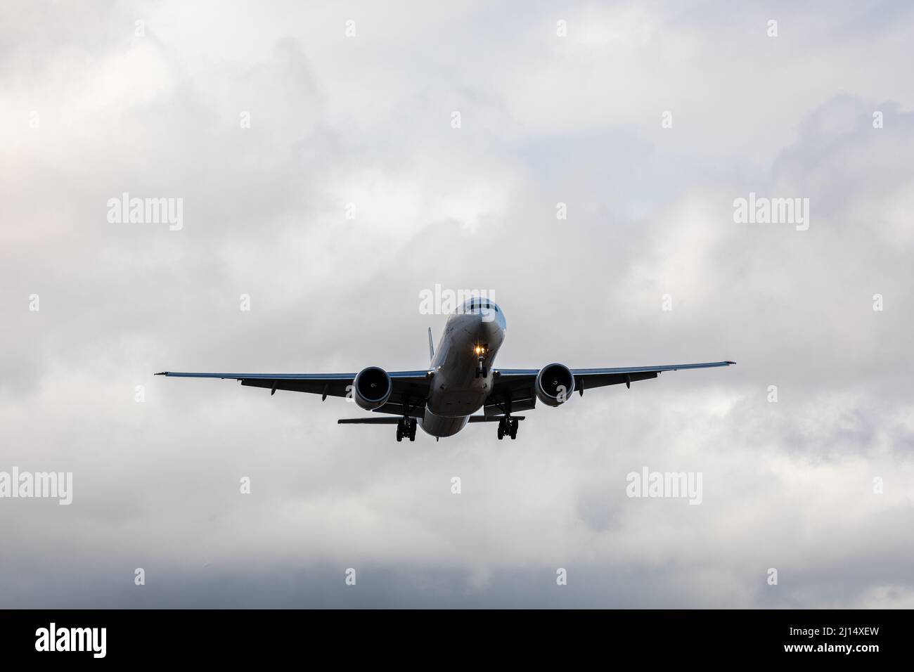 Nordwind Airlines Boeing 777-300ER Registration VP-BJL. Plane take off ...