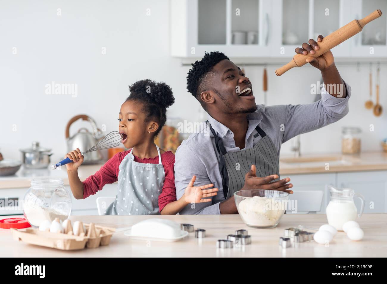 Funny Cooking. Attractive Caucasian Man In The Kitchen Stock Photo, Picture  and Royalty Free Image. Image 65857067.