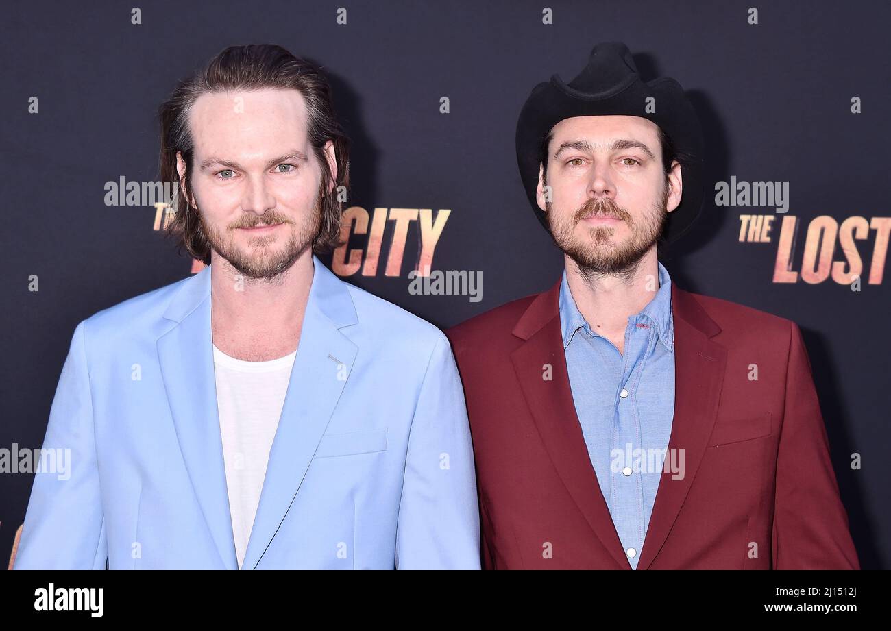 LOS ANGELES, CA MARCH 21 Directors Adam Nee (L) and Aaron Nee attend