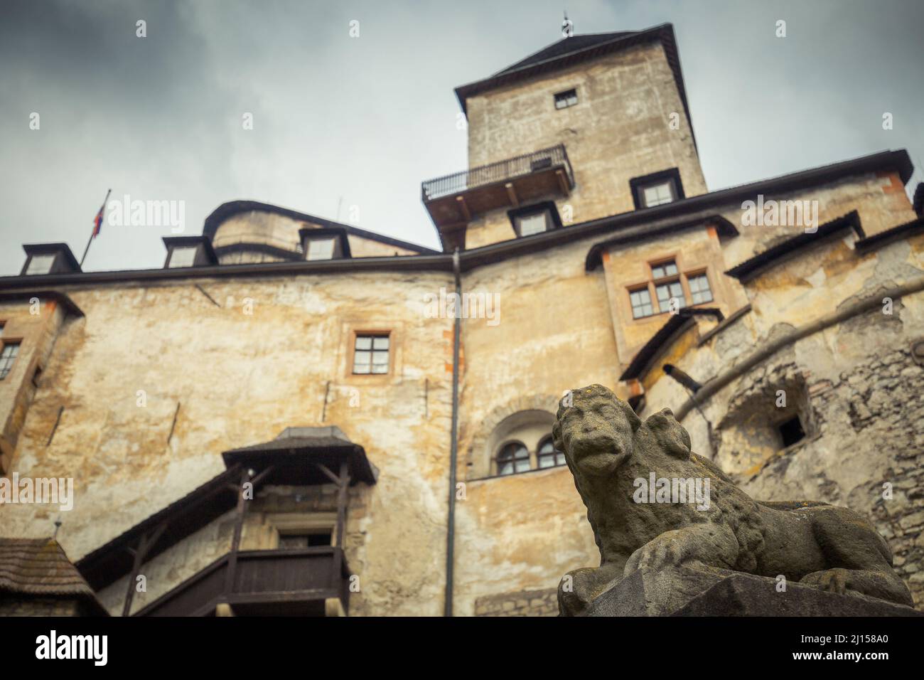 The medieval Orava Castle, Slovakia, Europe. Stock Photo