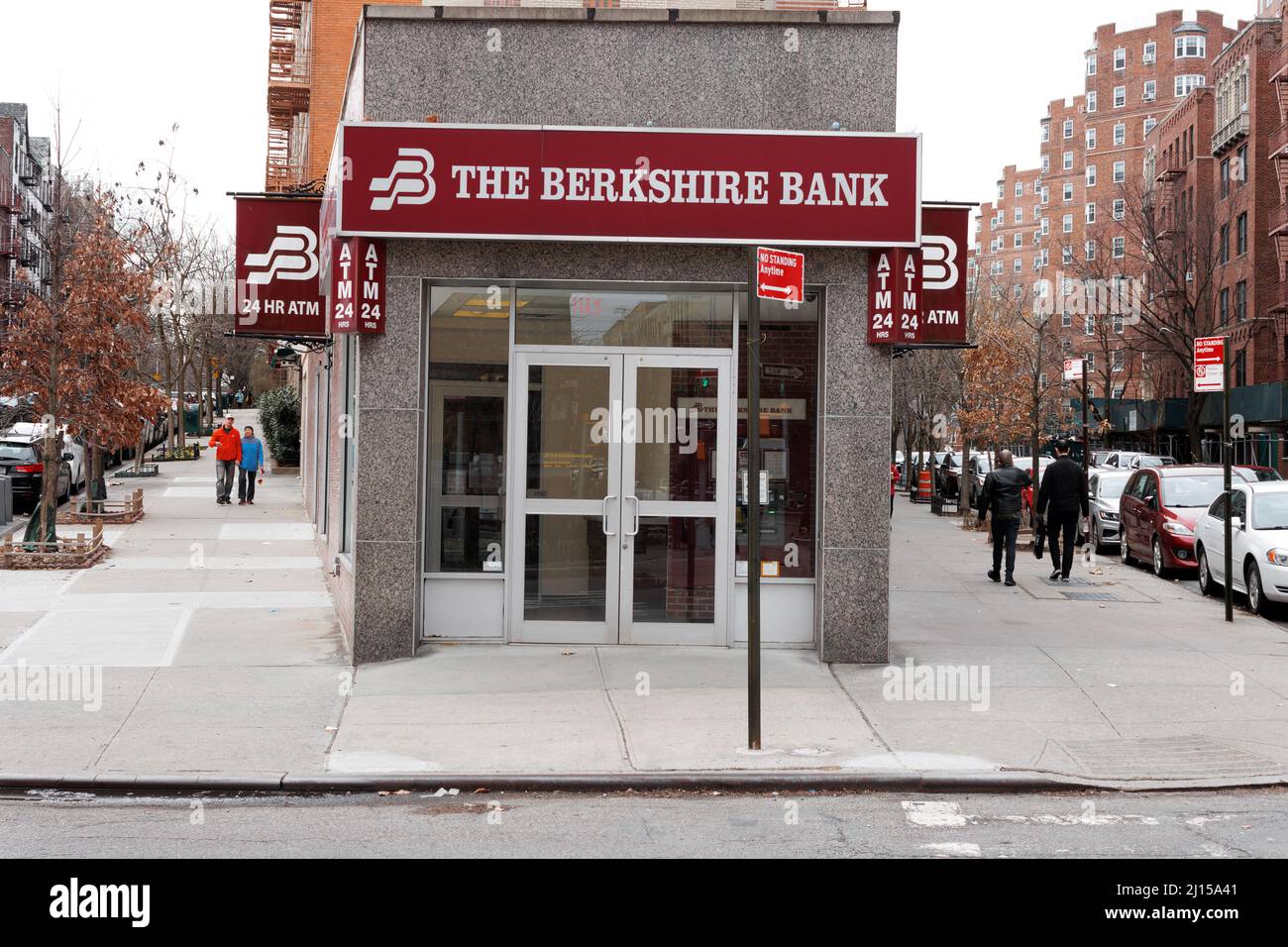 local branch of the Berkshire Bank on Pinehurst Avenue in Washington Heights, New York, a FDIC insured commercial bank Stock Photo