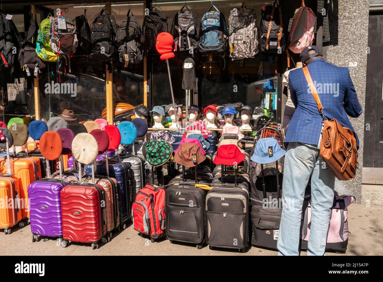 Luggage, hats, backpacks and other 