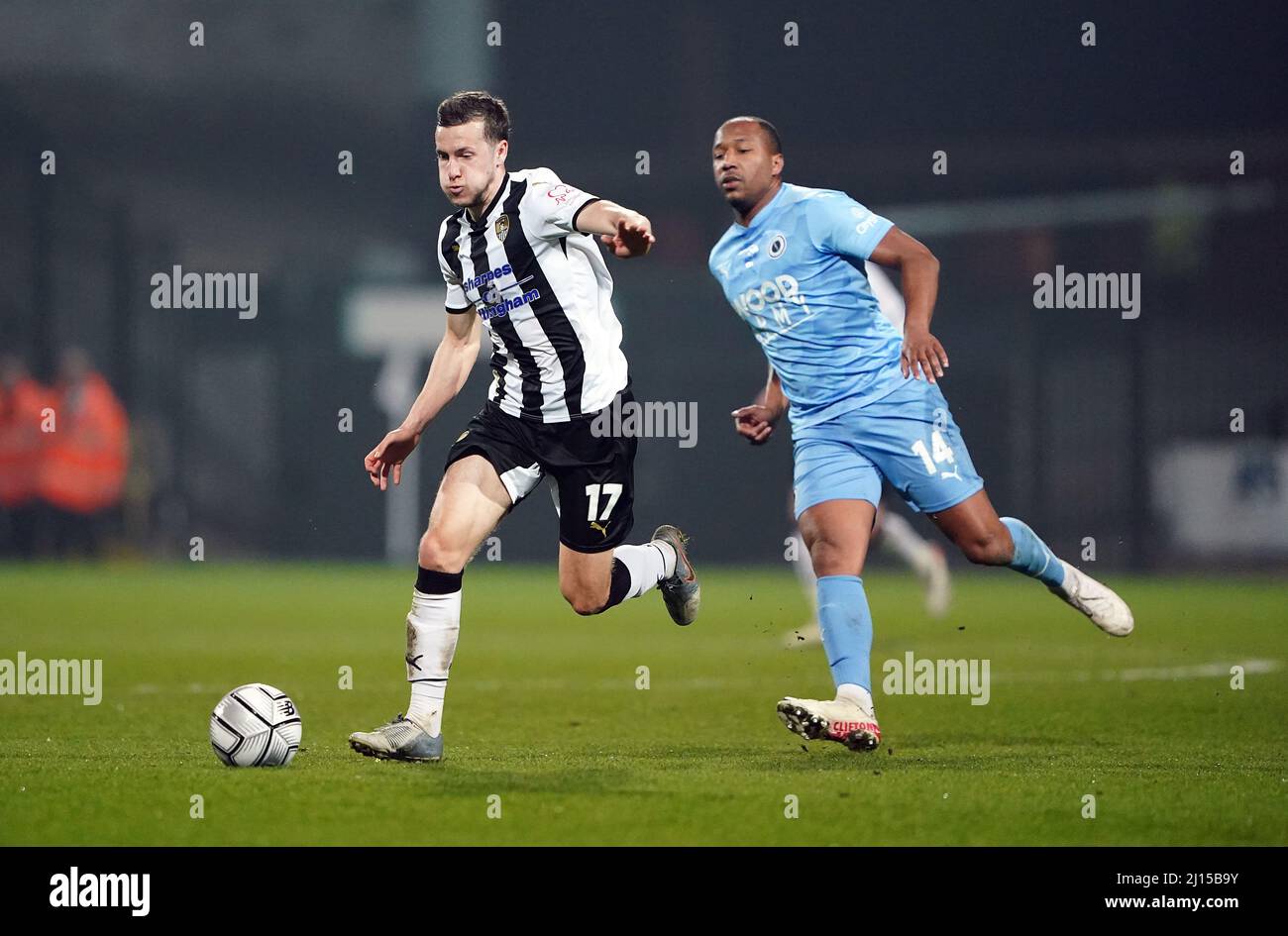 Notts County's Frank Vincent during the Vanarama National League match at  Meadow Lane, Nottingham. Picture date: Tuesday March 22, 2022 Stock Photo -  Alamy