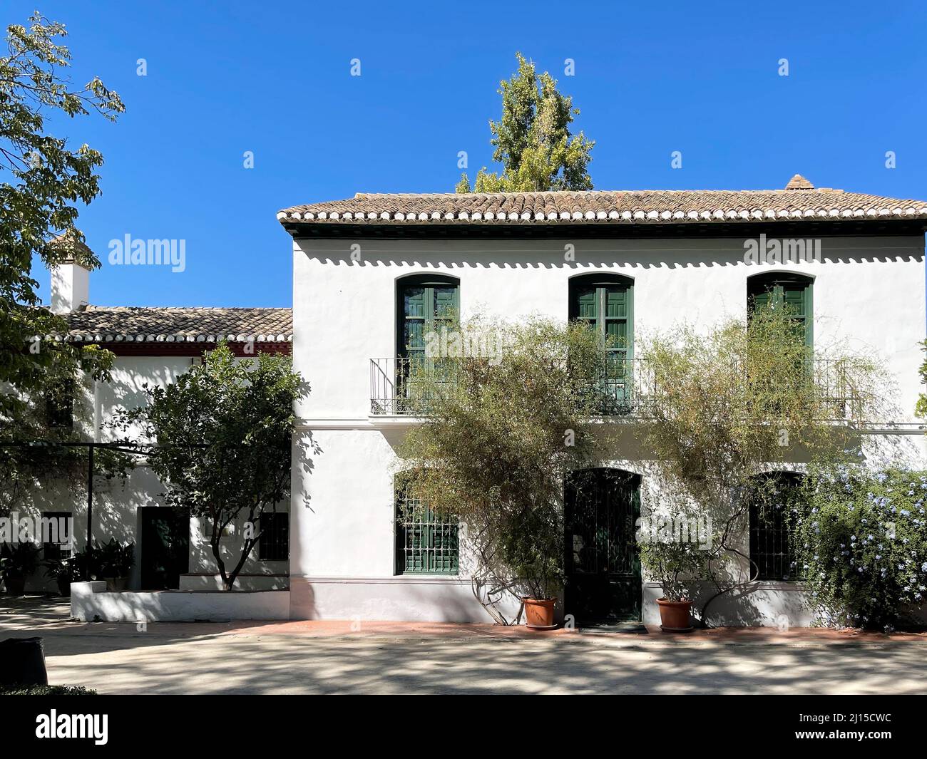 House - Museum of Federico Garcia Lorca, also known as Huerta de San Vicente, the house where the famous Spanish poet wrote some of his best works Stock Photo