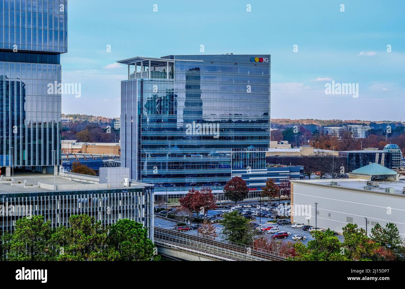 Office Building in North Atlanta Stock Photo Alamy