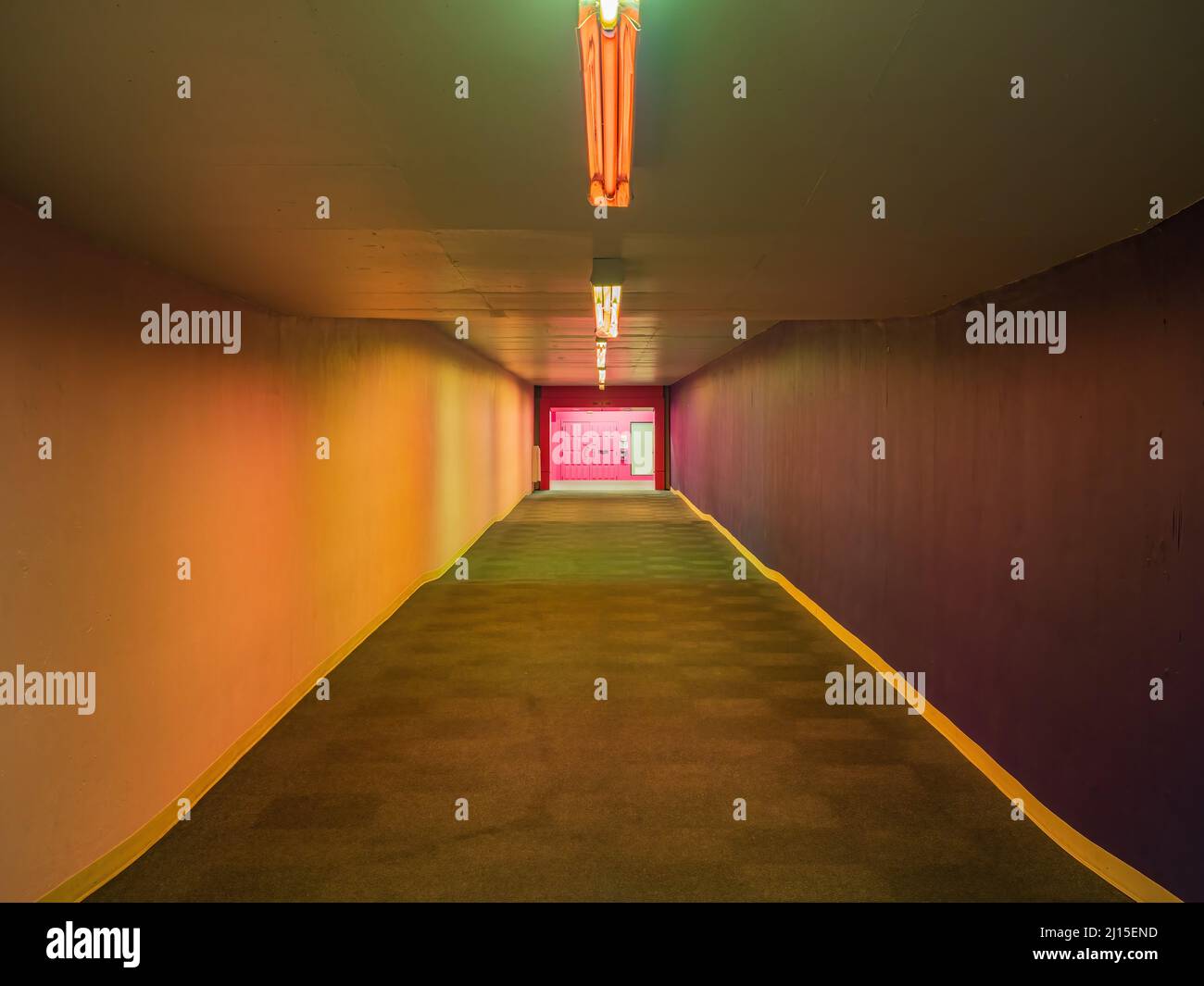 Interior view of the OKC Underground at Oklahoma Stock Photo Alamy