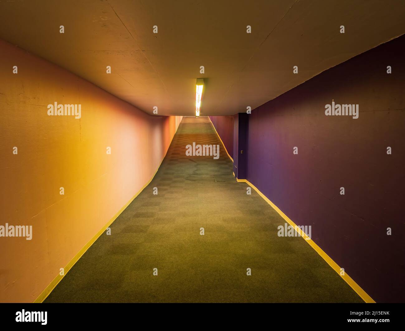 Interior view of the OKC Underground at Oklahoma Stock Photo Alamy