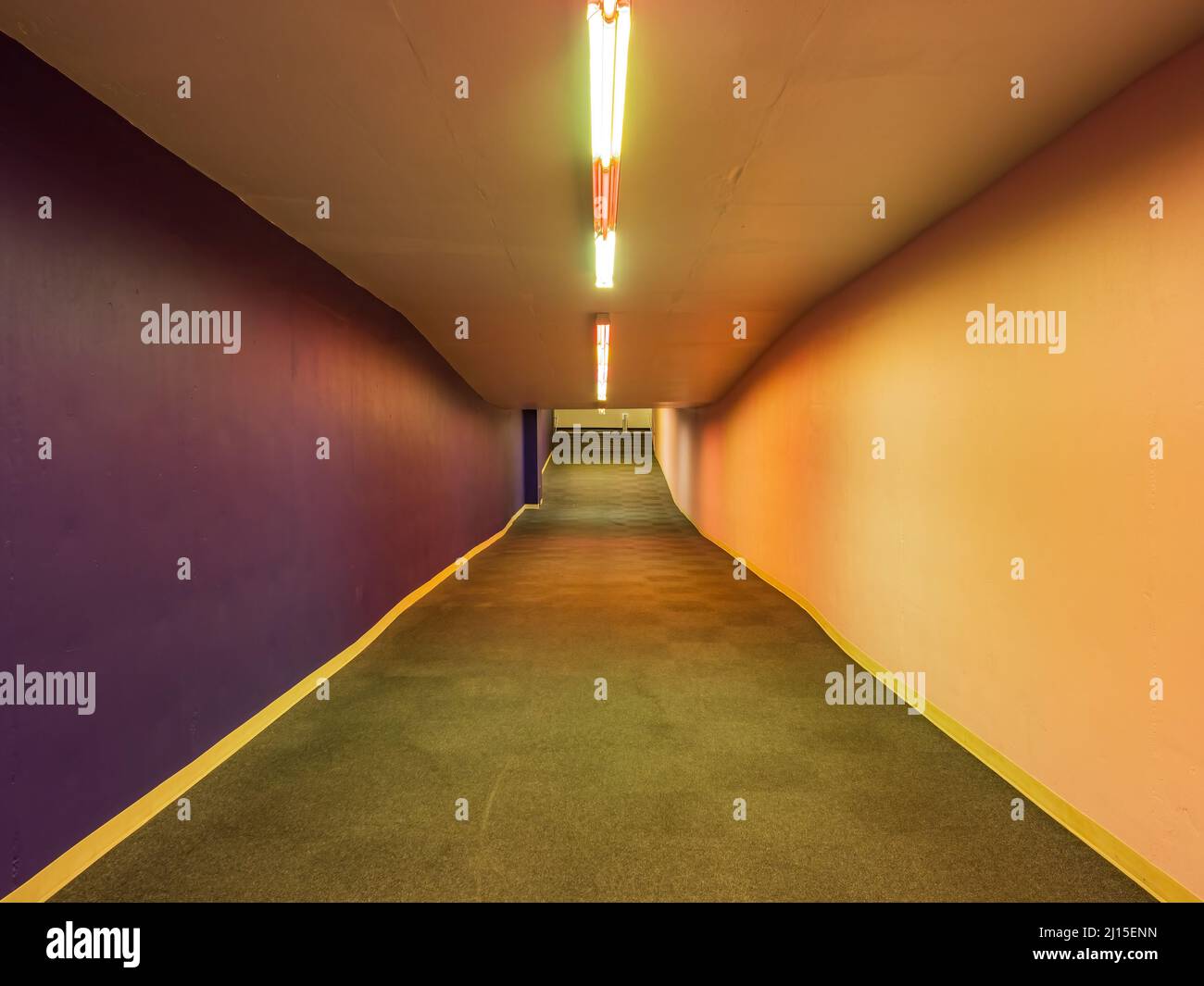 Interior view of the OKC Underground at Oklahoma Stock Photo Alamy