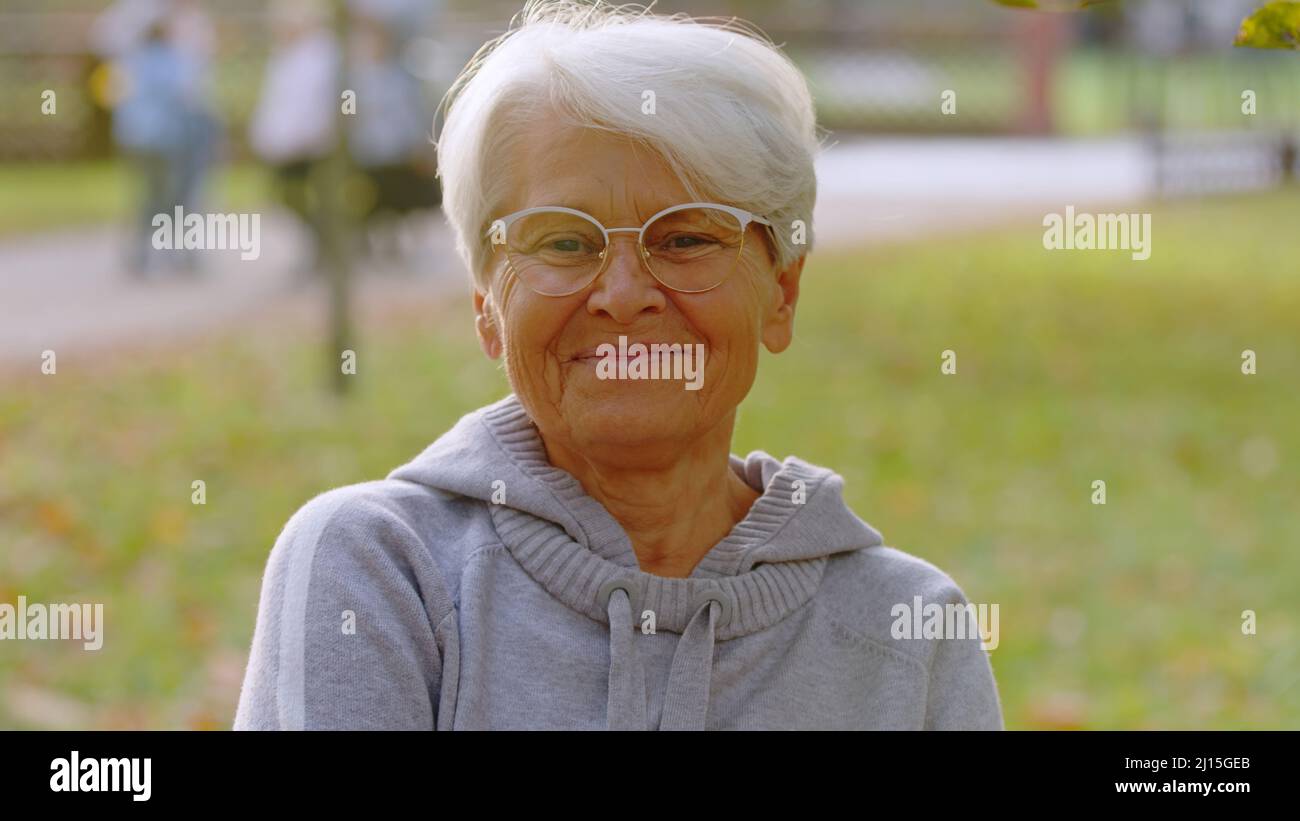 Senior woman headshot outside hi-res stock photography and images - Page 2  - Alamy