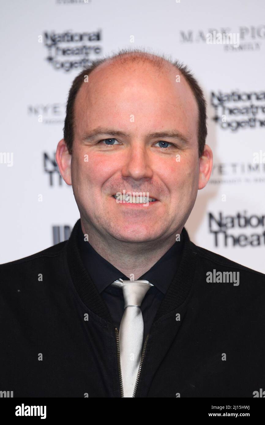 London, UK. 22 March 2022. Roy Kinnear attending the The National