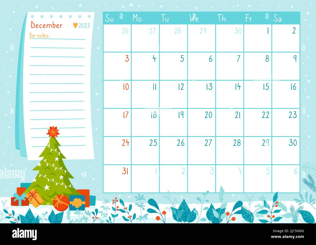 christmas-sticky-note-calendar-year-stock-vector-images-alamy