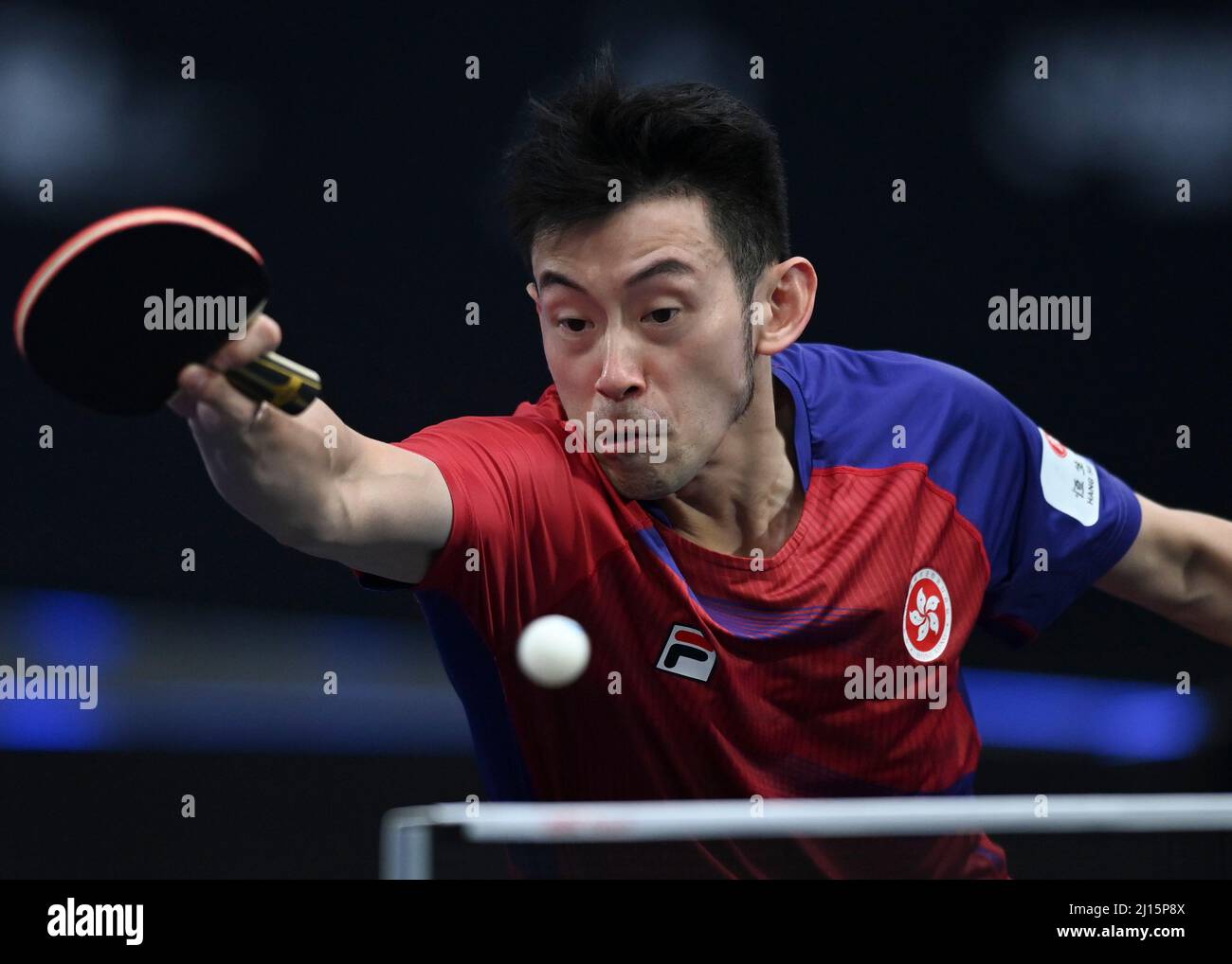 Doha, Qatar. 22nd Mar, 2022. Wong Chun Ting of China's Hong Kong ...