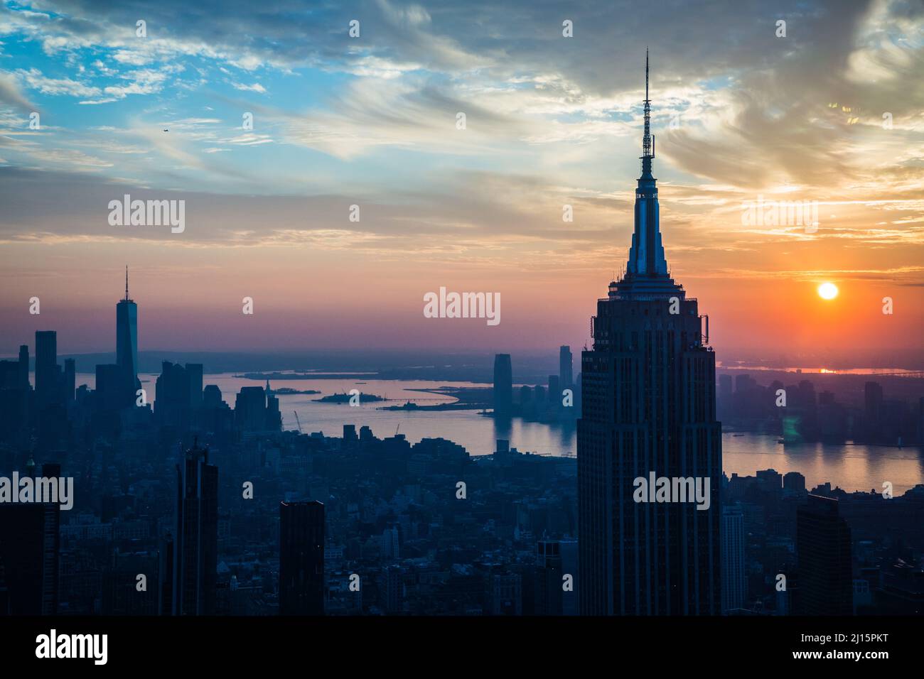 Skyline Views from Summit One Vanderbilt Stock Photo