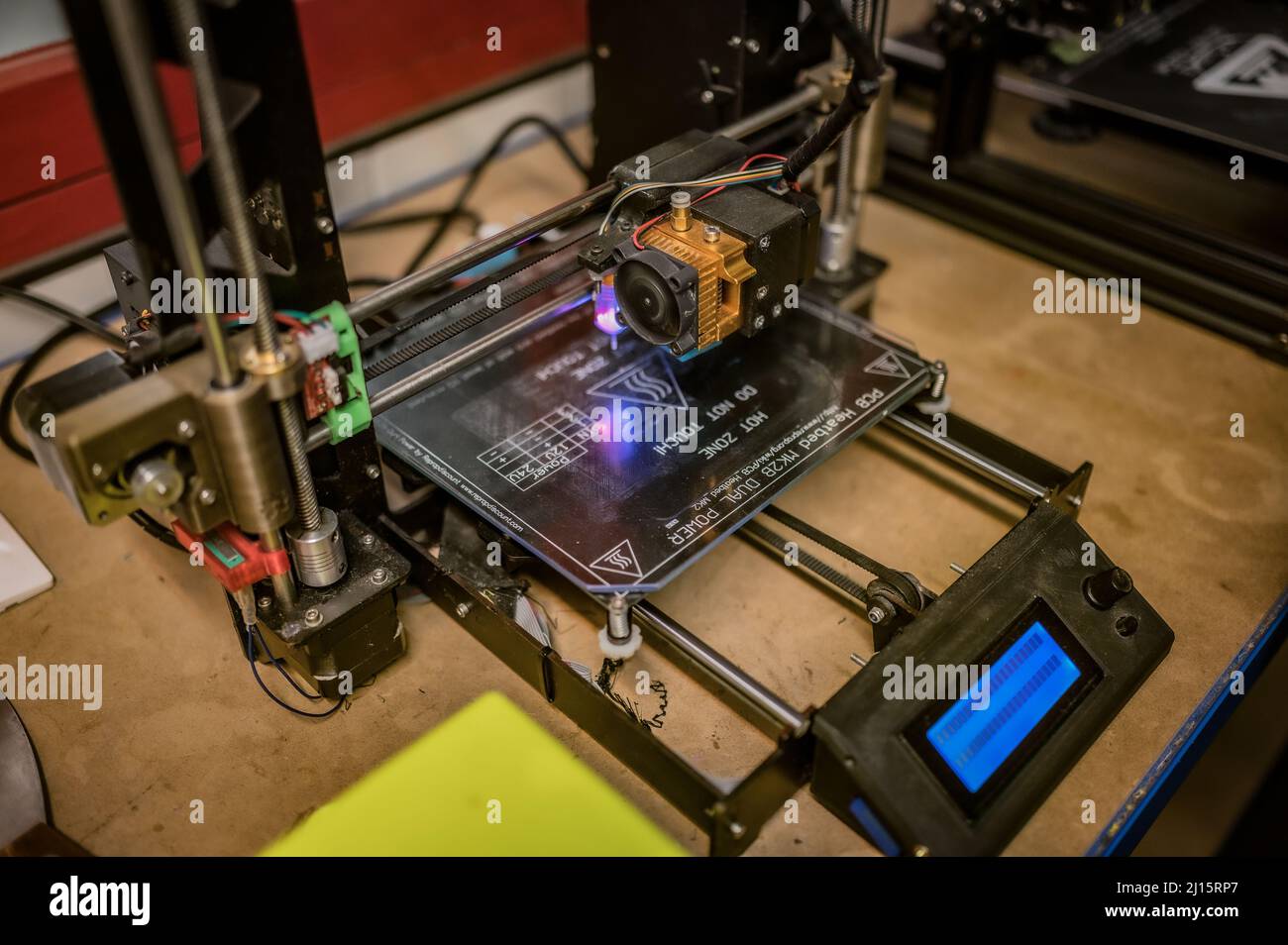 3D printer working in studio Stock Photo