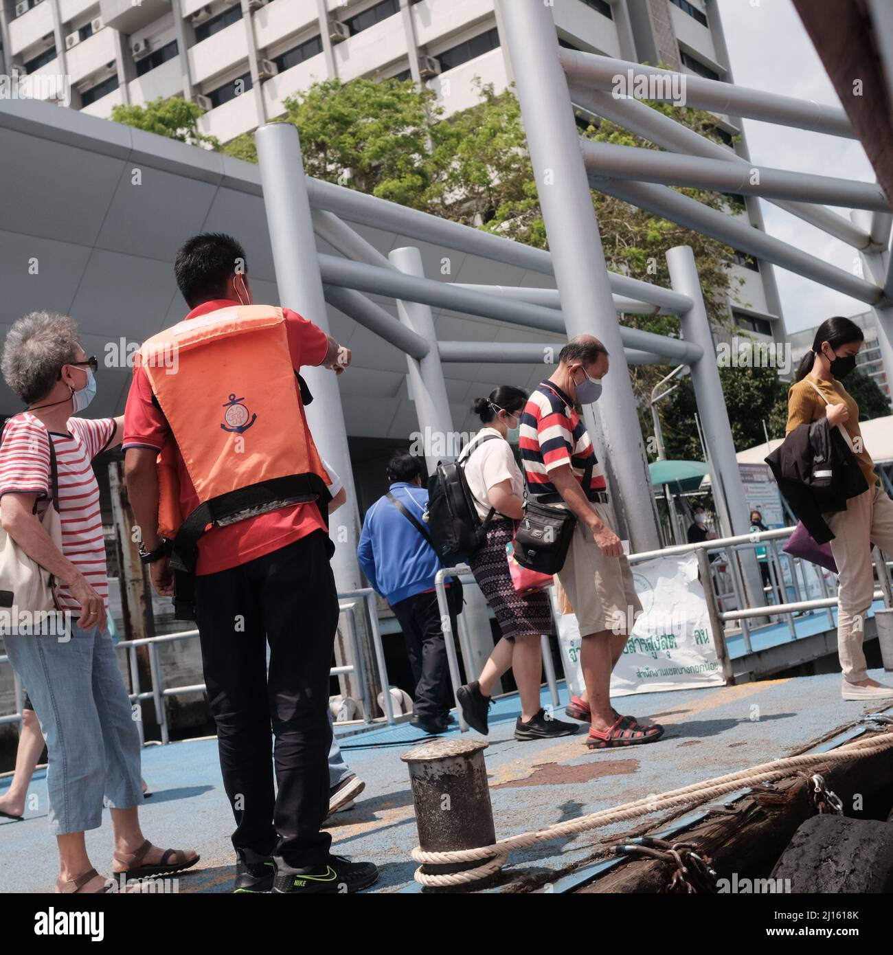 Orange flag express boat hires stock photography and images Alamy