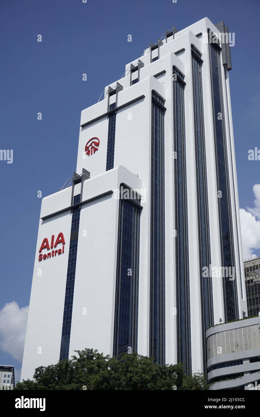 AIA office building in Kuala Lumpur, Malaysia Stock Photo