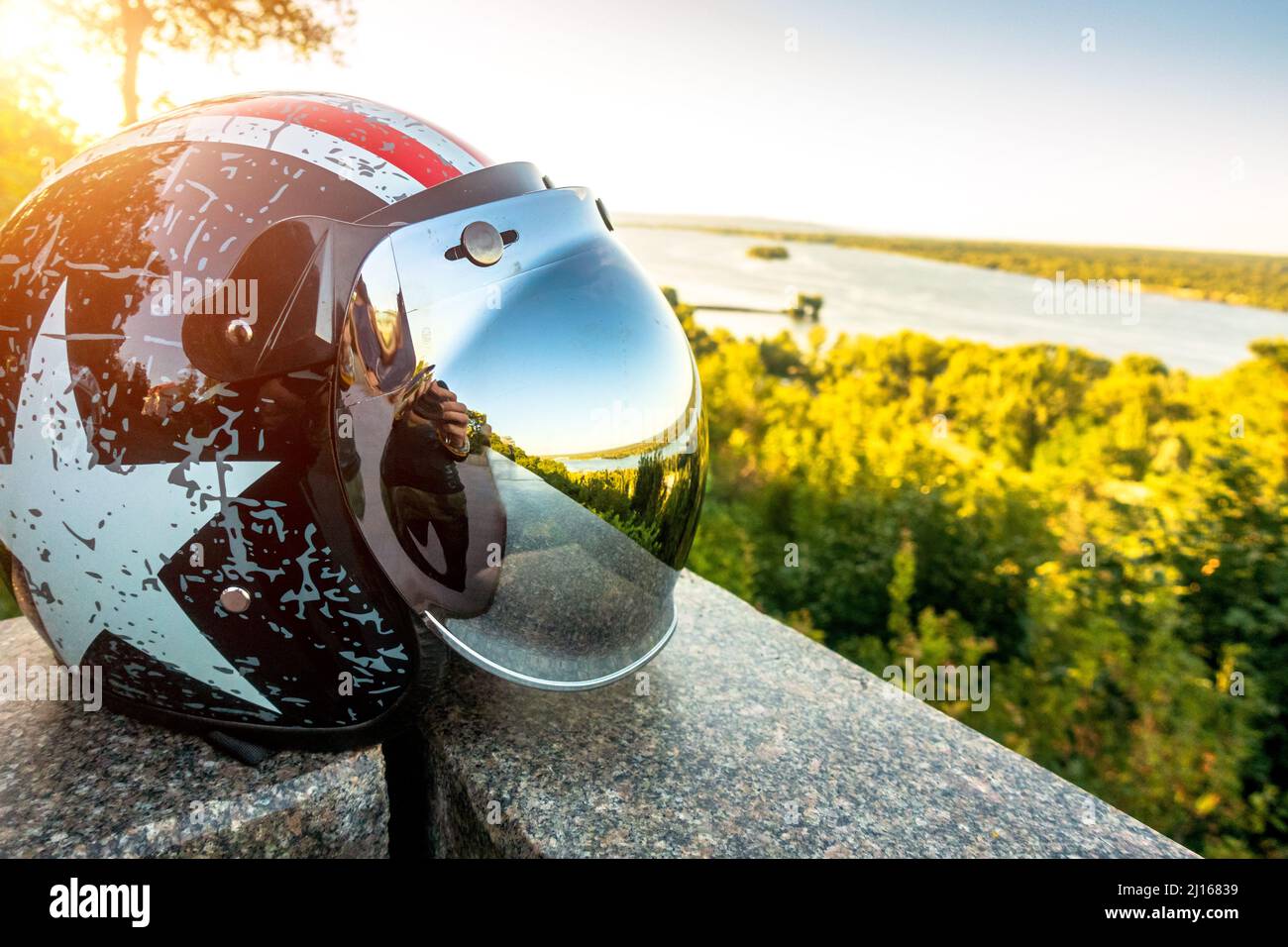 Visor reflection hi-res stock photography and images - Alamy