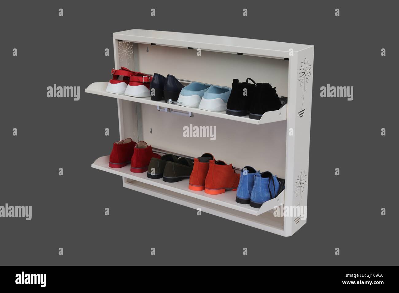 metal shoe with lock Stock Photo Alamy