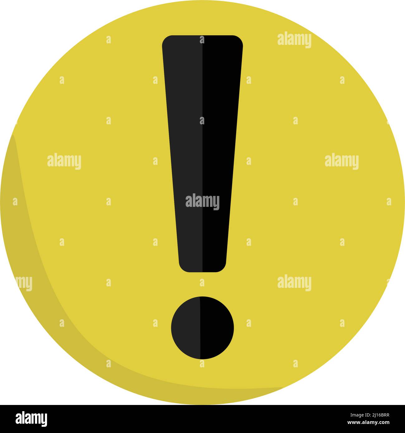 Circle exclamation mark icon Stock Vector Image & Art - Alamy