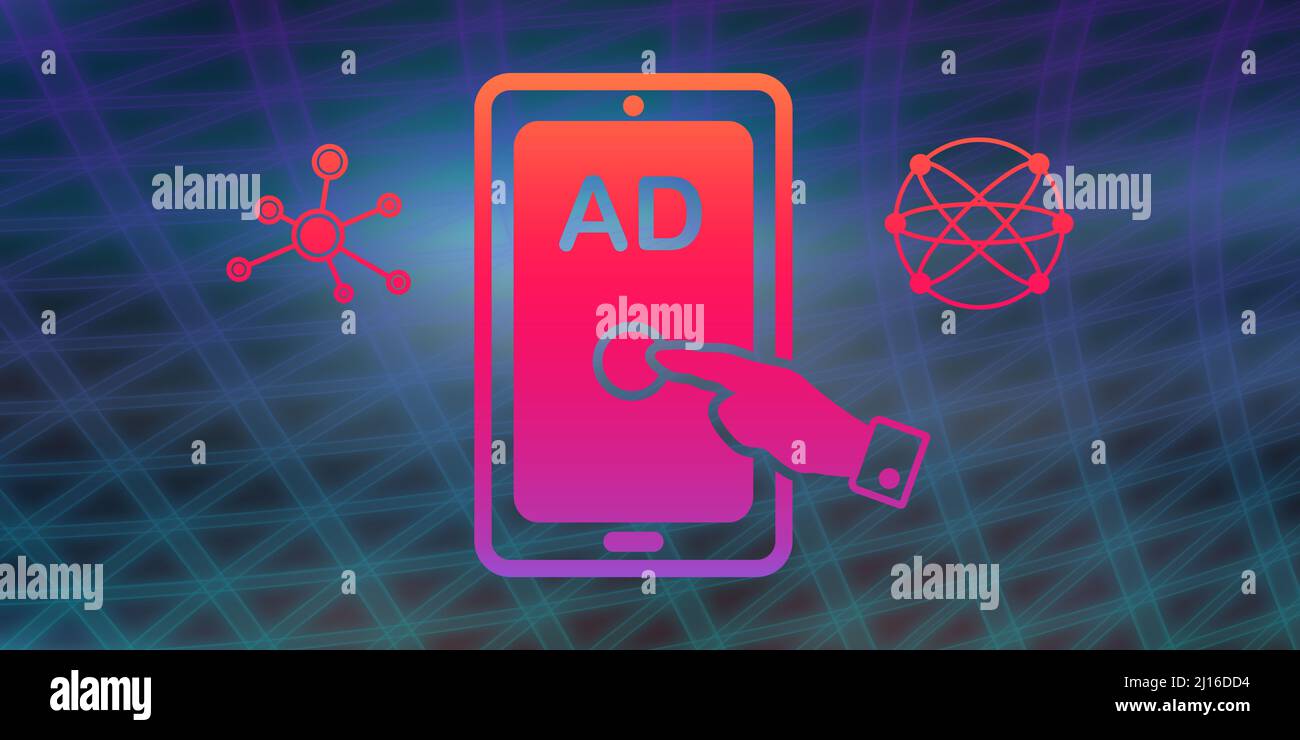 Illustration of an advertising concept Stock Photo - Alamy