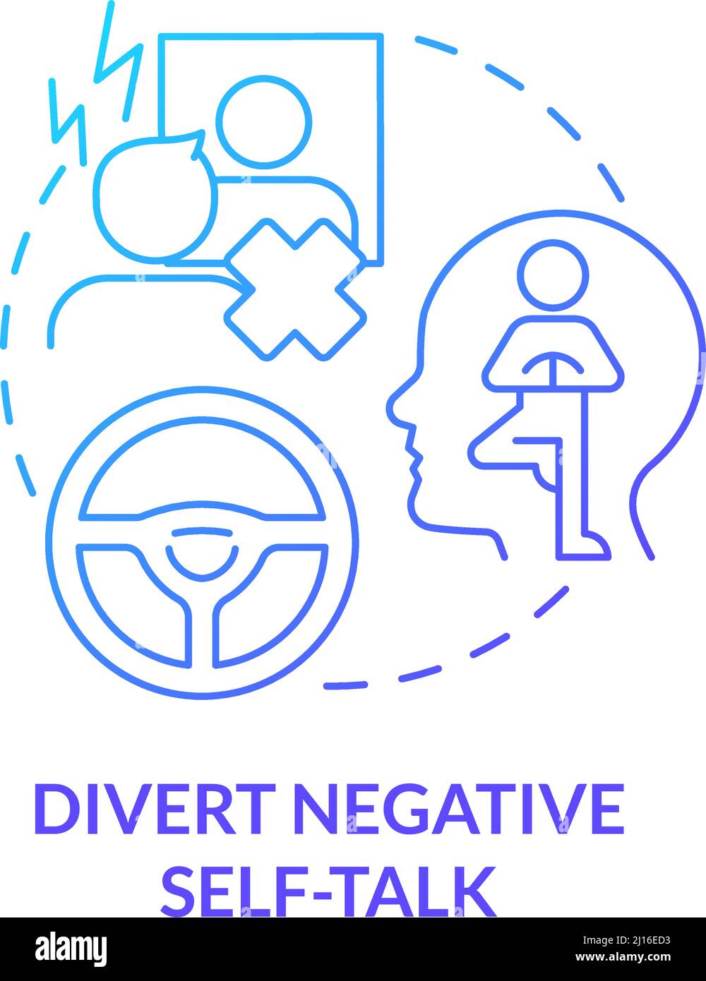 Negative self talk hi-res stock photography and images - Alamy