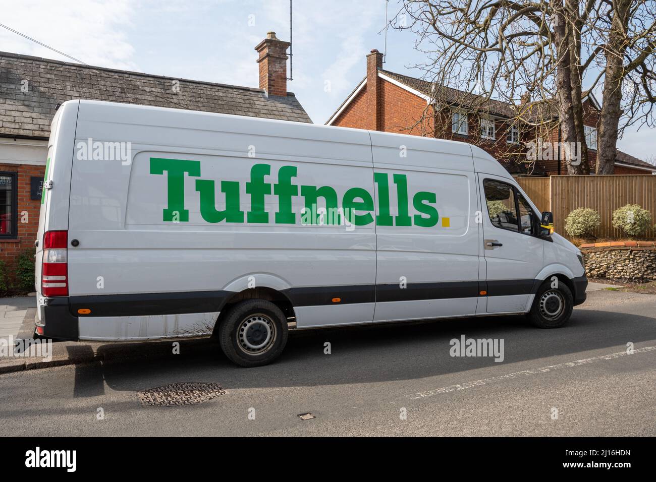 Tuffnells parcel delivery van hi-res stock photography and images - Alamy
